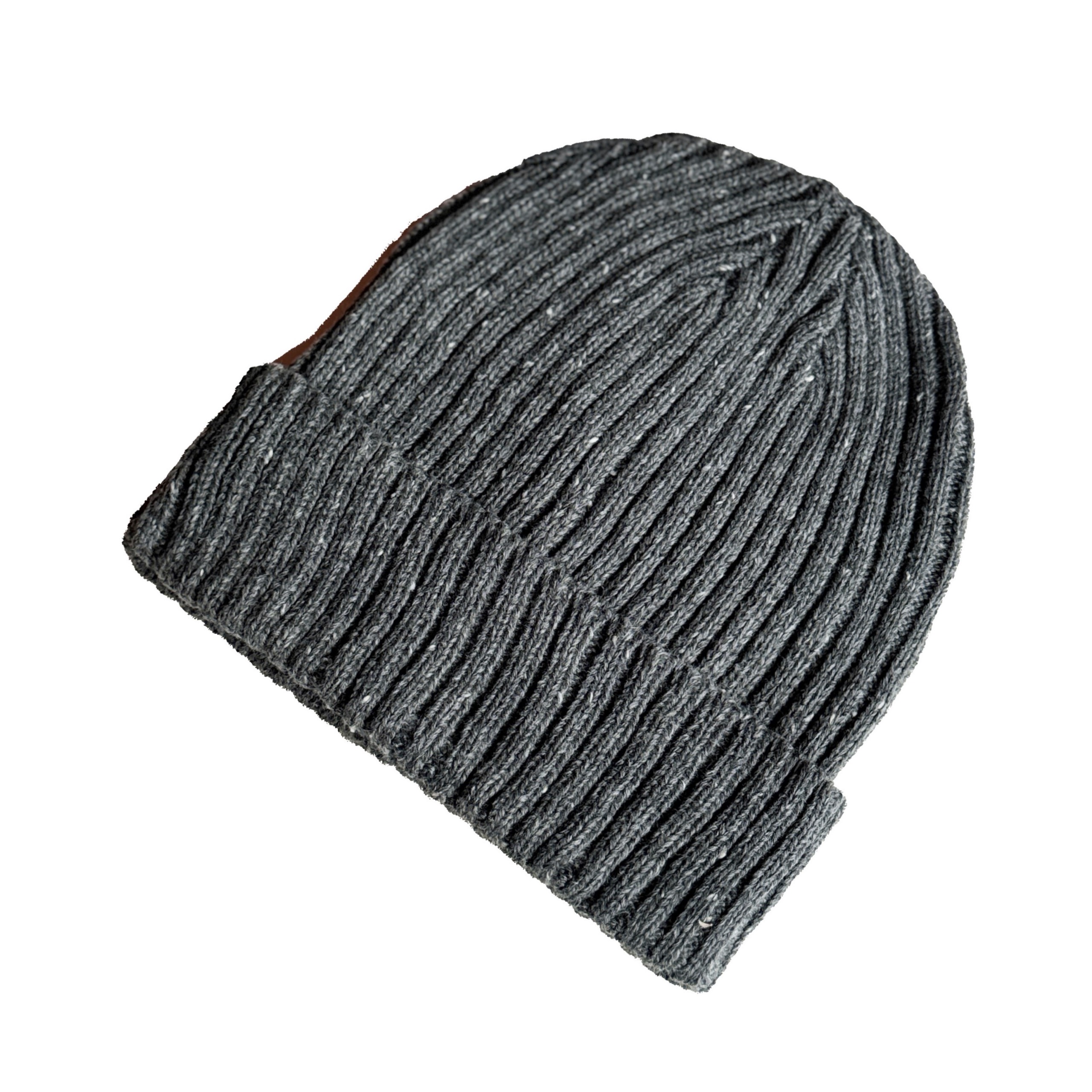 Gray Beanie Starry Rib 